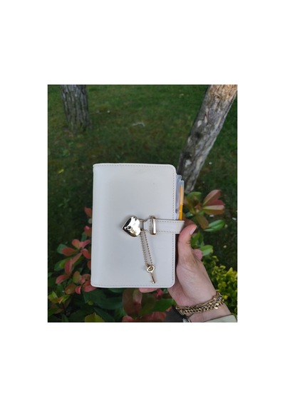 Bütçe Planlayıcı Para Organizeri -krem Sticker Hediyeli