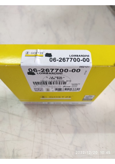 Antor/Lombardini 4ld820 17hp Segman Takımı Komple Std Nüral Goetze