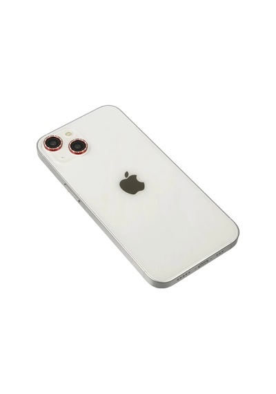 Apple İphone 14 Diamond Kamera Lens - Kırmızı -