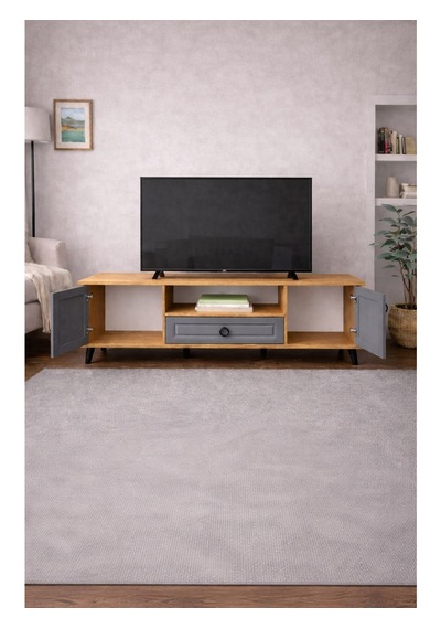 Antrasit Tv Ünitesi Tv Sehpası 140 Cm