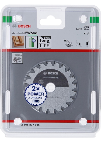 Bosch ST WO H 85x15-20 C Daire Testere Bıçağı - 2608837666