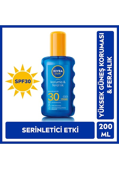 Nivea Sun Koruma & Ferahlık Koruyucu Güneş Spreyi SPF30 200 ML