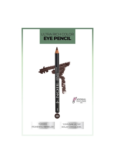 Note Cosmetique Ultra Rich Color Göz Kalemi 09 Espresso - Acı Kahve