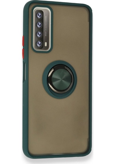 Huawei P Smart 2021 Kilif Montrea Ring Yüzük Stantli Kapak 494951775