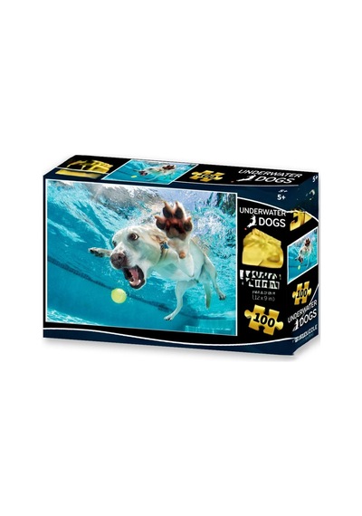 Su Altında Köpek Daisy Puzzle 100 Parça