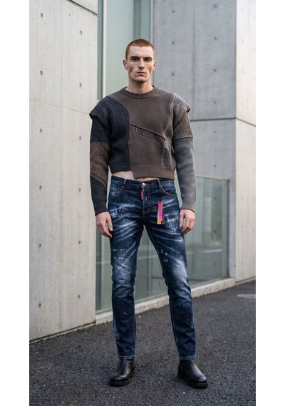 Barmore Erkek Düşük Bel Slim Fit Modern Pantolon Koyumavi 48