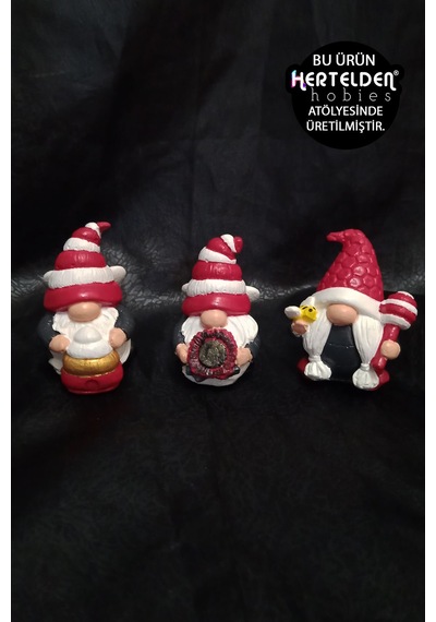 Dekoratif Minyatür Retro Gnome Obje %100 Taş Tozu Dekoratif Obje