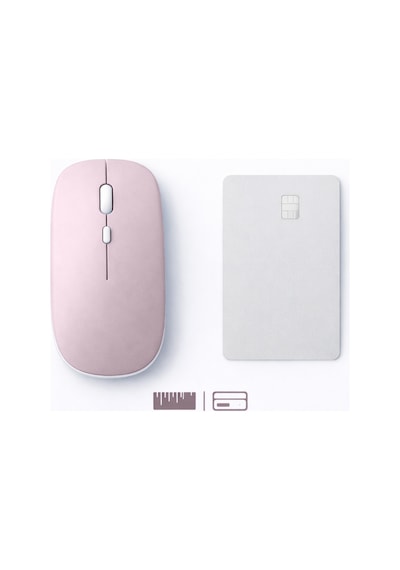 Type-c Şarjlı Bluetooth Mouse Apple Uyumlu MacBook iPad Laptop İnce Gövde Dongle Ve Kablo Dahil 13754