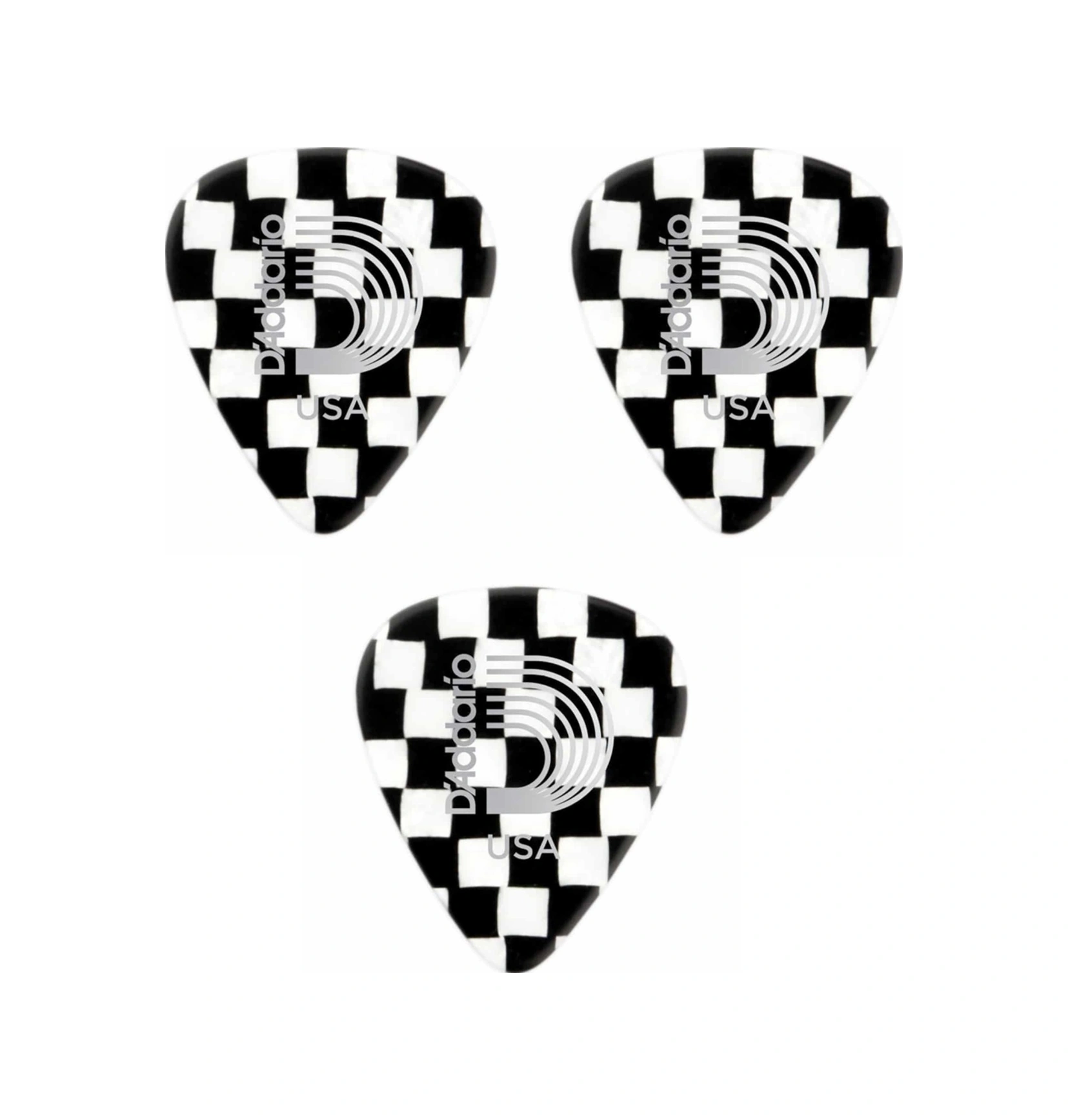 Daddario 1ccb6-3 Gitar Penası 3 Adet Checker Heavy 1.0mm