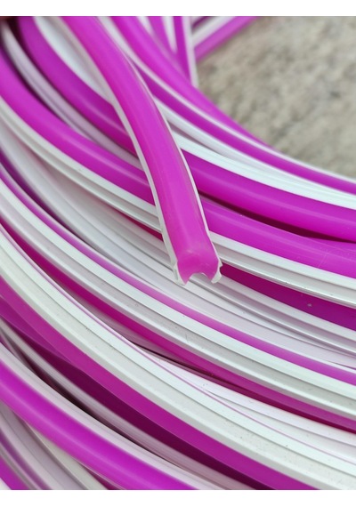 Neon Led Kılıfı 7mm 5 Metre Mor