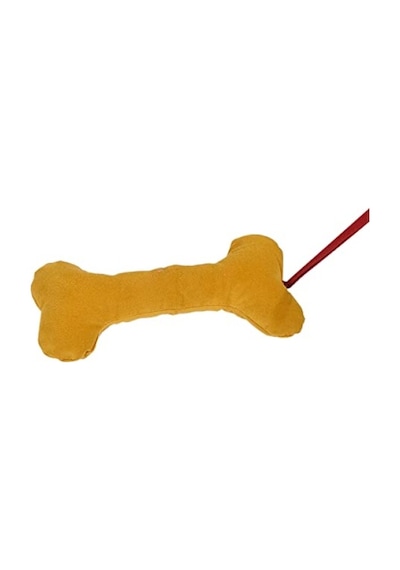 İpli Çekiştirmeli Kumaş Köpek Kemik Oyuncak - 25 Cm