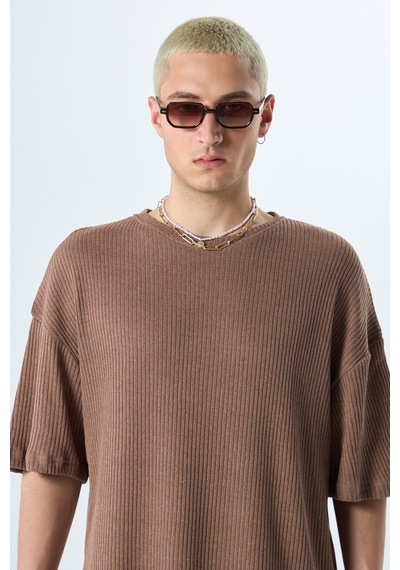 Basıc Oversize Takım Kahverengi