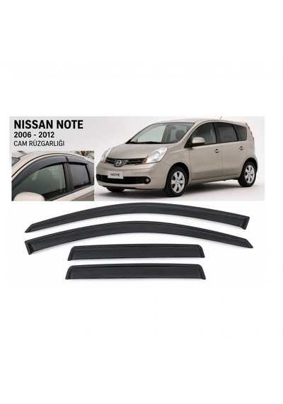 Cam Rüzgarlığı İthal Nissan Note 2006-2012 4lü