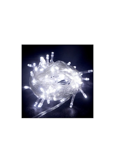 Ycl Yps-100 Beyaz Yılbaşı Süsü 10 Mt 100 Ledli 220 Volt Eklen