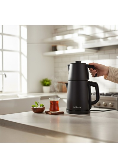 Miletto MT20S 1.7 L Gizli Rezistanslı Otomatik Çay Makinesi