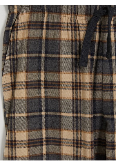 LC Waikiki Lc Waıkıkı Gri Ekose Erkek Pijama Alt