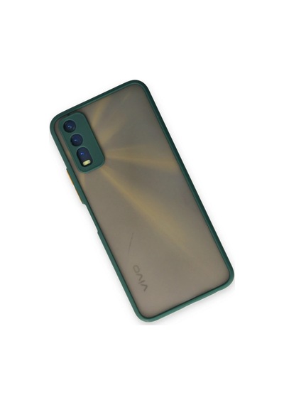 Cosmotex Newface Vivo Y11s Kılıf Montreal Silikon Kapak - Yeşil