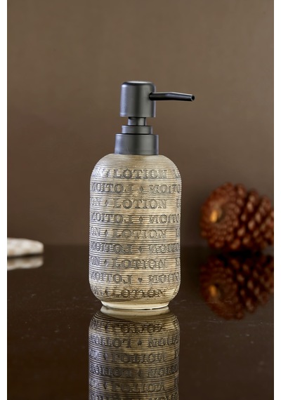 Cooker Vintage 320 Ml Porselen Sıvı Sabunluk Ckr3962 Kahveregi