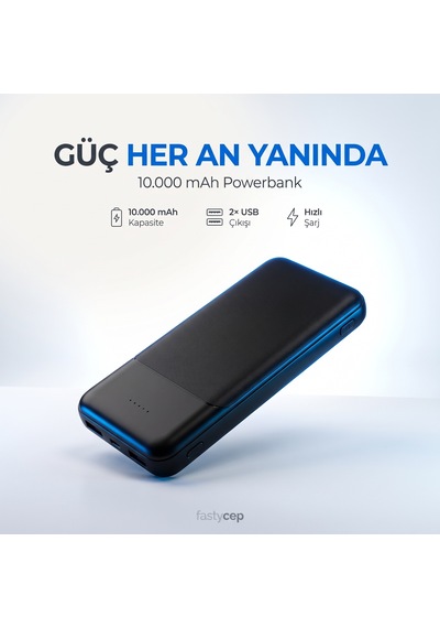 Buradabulabilirsin Snapmax Snp-3008 Siyah 10.000 Mah Powerbank 2x Usb Çıkışlı 1 Type-c Ve 1 Micro Girişli Bbz