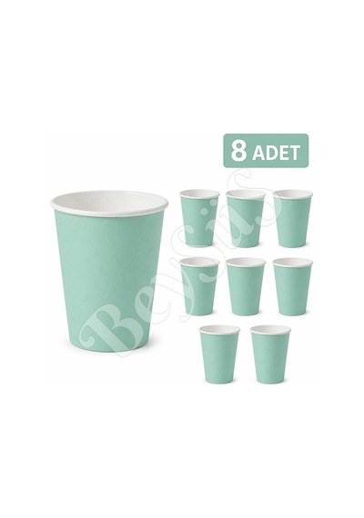 Parti Kağıt Bardak 8li Yeşil Diğer