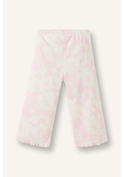 Defacto Wıde Leg Batik Fitilli Kaşkorse Pantolon Kız Bebek H0681a526sppn171 Pembe-pn171