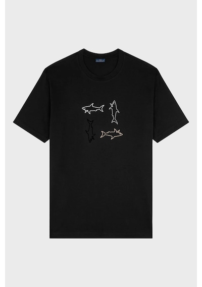 Paul & Shark Erkek T Shirt 24411088 011 Siyah SIYAH Siyah