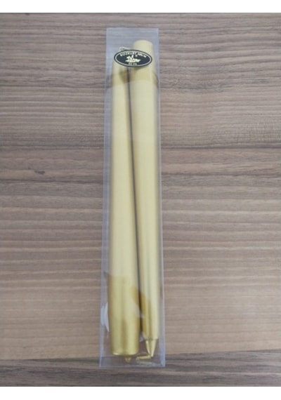 Şamdan Mum Gold 2'Li Paket Bozkurt Mum