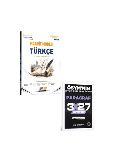 2027 Hız Ve Renk 2027 Türkçe Maarif Modeli 1. Aşama Soru Bankası Güncel Müfredat+ Anla Kazan Paragraf