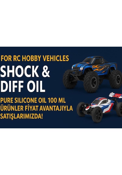 Oilrax Pure Silicone Oil 1.000.000 Cst - Shock & Diff Oil 100 Gr