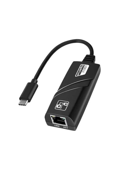 Bilgisayar Uyumlu Type-c To Rj45 Ethernet Çevirici Dönüştürücü Adaptör Destekli 100mbps