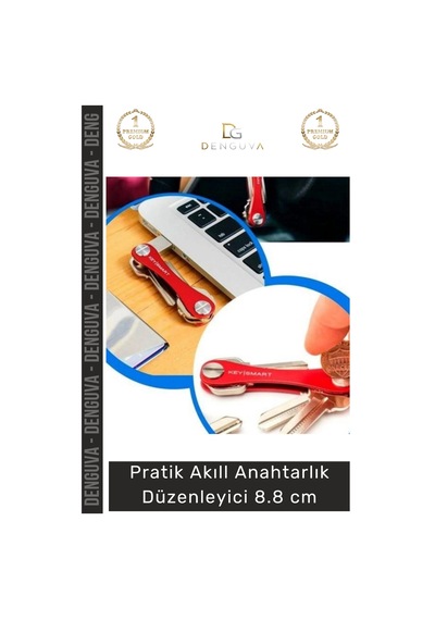 Anahtarlıkdüzenleyici Dayanıklı Alüminyum Gövde Paslanmaz Çelik Pratik Kompakt Akıllı Anahtarlık Dü