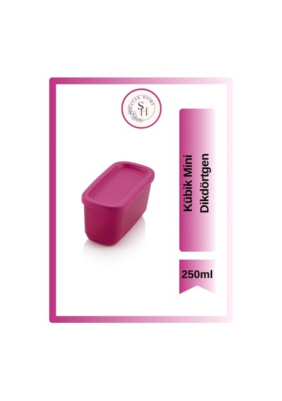 Mini Kübik Dikdörtgen 250ml Fuşya - 619452607 Fuşya