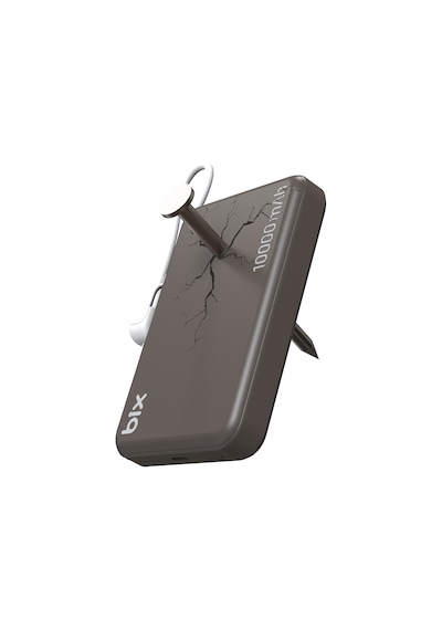 Bix Pb121 Qi2.2 Sertifikalı 25w Kablosuz Magsafe 10000mah Ultra Korumalı Powerbank Dahili Usb-c Kablolu Kahverengi