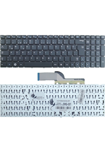 Samsung Uyumlu NP305E5A-S06TR, NP300V5A-S05TR Klavye (Siyah)