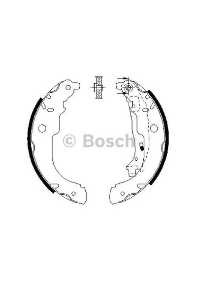 BOSCH 986487721 KAMPANA BALATA 207 06- / C3 II 09- DS3 10- 228x42