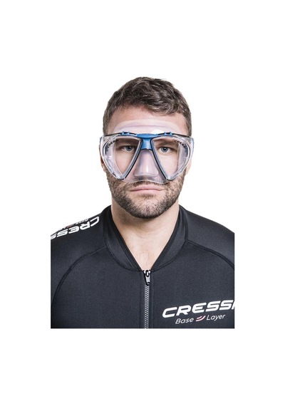 Cressi Penta Plus Clear Blue Yetişkin Dalış Maskesi Çok Renkli