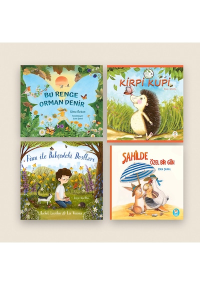 Doğa Seti - 4 Resimli Hikâye Kitabı / 3 Yaş +