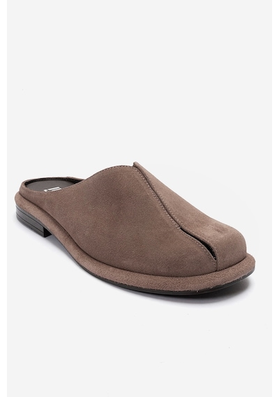 Luvishoes Tansy Vizon Süet Hakiki Deri Önü Kapalı Kadın Terlik