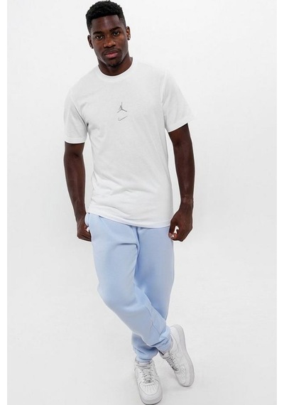 Nike Jordan Mvp Men's Jumpman T-shirt Erkek Günlük Nakış Swoosh Pamuklu Tişört Beyaz Beyaz