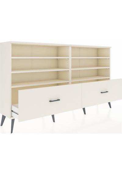 Arges Konsol 6 Raflı 2 Çekmeceli 176x30x99 Aytaşı-aytaşı Aytaşı-aytaşı