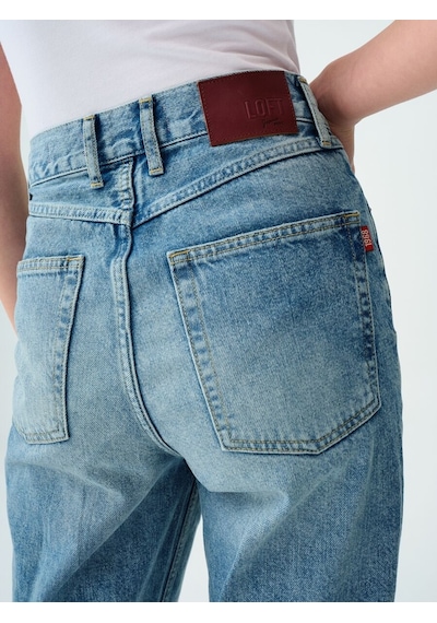Straight Regular Fit Kadın Pantolon Denim