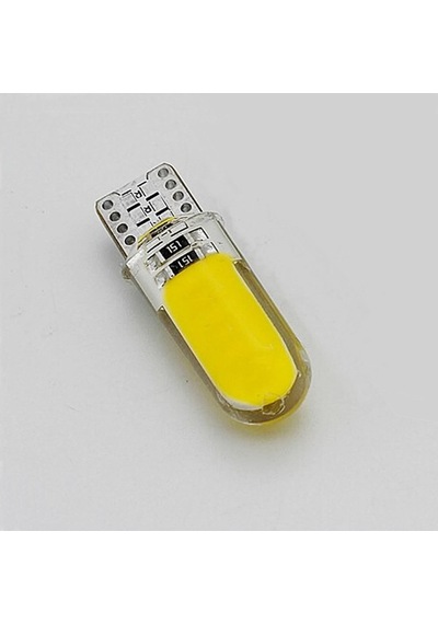T10 Silikon Sarı Led Dc 12V Araba Aydınlatma Ampul Yan Park Lamba