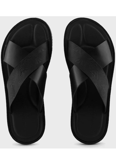 Emporio Armani Erkek Terlik X4p125 Xn789 K001 Siyah