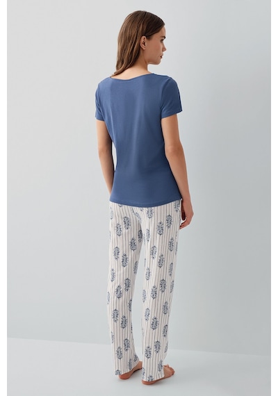 Pierre Cardin Kadın Lacivert Pijama Takım Pc9214-s-v1 Lacivert