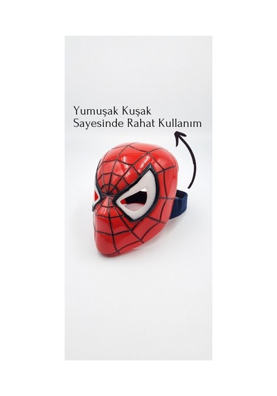 Led Işıklı Çocuk Oyun Maskesi Led Gözlü Eğlenceli Oyuncak Maske Parti Kostüm Aksesuarı Diğer