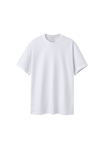 Velvoria Unisex Oversize Basic Beyaz T-shirt