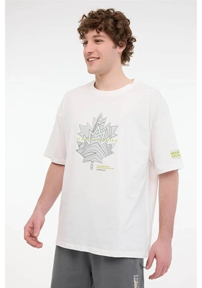 Lumberjack Ml Bera 11trv38 5fx Ekru Erkek T-shirt 102007762 Ekru