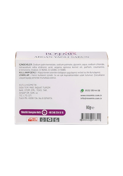 Rosemix - 667 - - Argan Yağlı Sabun Kutulu 90 Gr - 2 Adetlik - Ilkestor - Set Ürün Diğer