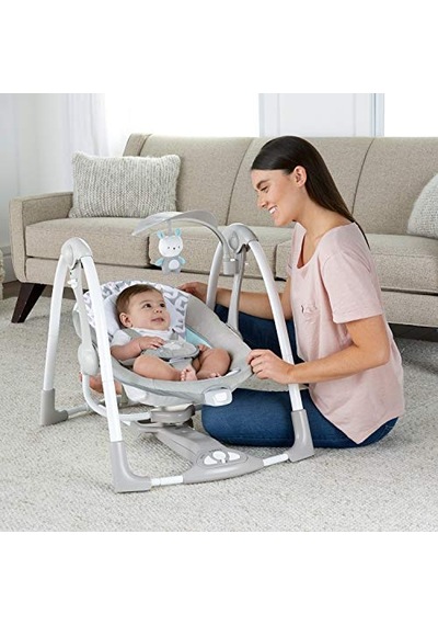Ingenuity Convertme 2'si 1 Arada Kompakt Taşınabilir Bebek Salıncağı Ve Bebek Koltuğu, Akülü Titreşimler, Otomatik Sallanma, Doğa Sesleri - 9 Kg'a Kadar Açık Bej Ingenuity Convertme 2'si 1 Arada Kompakt Taşınabilir Bebek Salıncağı Ve Bebek Koltuğu, Akülü Titreşimler, Otomatik Sallanma, Doğa Sesleri - 9 Kg'a Kadar Açık Bej