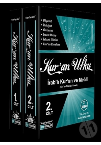 Kur'An Ufku 2 Cilt Takım İrab'Lı Kur'An Ve Meali - Necla Yasdıman
